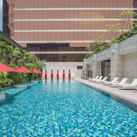 โรงแรมเดอะ หลิน ไถจง ภายนอก รูปภาพ The pool at the hotel